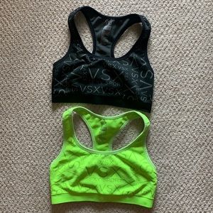 Victorias Secret Racerback Sports Bras (S/P)